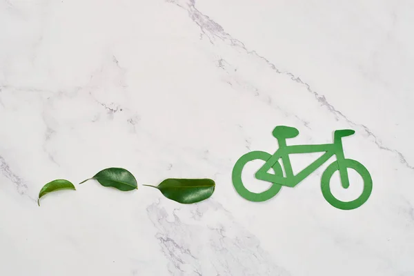 Carbon Neutral Sustainable Development Concept Bicycle Use — Fotografia de Stock