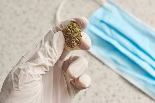 Concepto Marihuana Cannabis Para Uso Médico —  Fotos de Stock