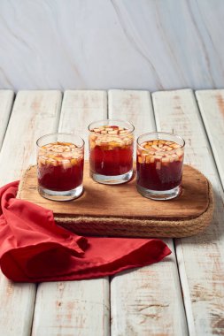 Clericot or Sangria a delicious cocktail to be refreshed. Made with Red wine
