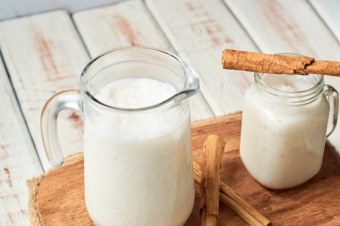 Horchata fresh water traditional drink water from mexico