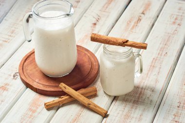 Horchata fresh water traditional drink water from mexico