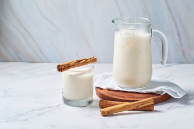 Horchata fresh water traditional drink water from mexico