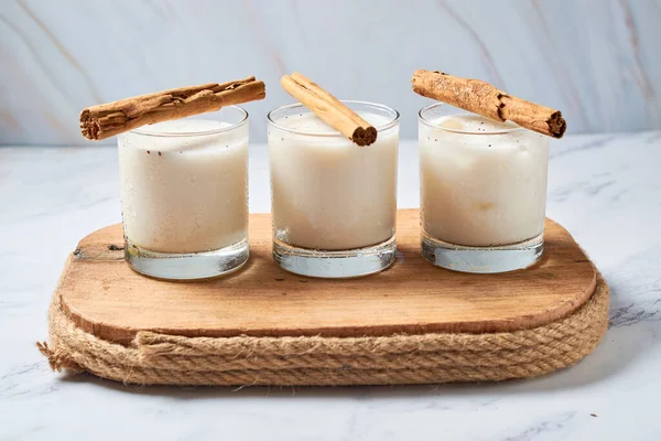 Horchata fresh water traditional drink water from mexico