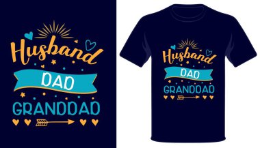 Koca baba, büyükbaba tipografi tişörtü tasarımı 