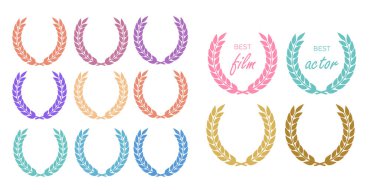 Defne çelenkleri. Simge Defne Çelengi