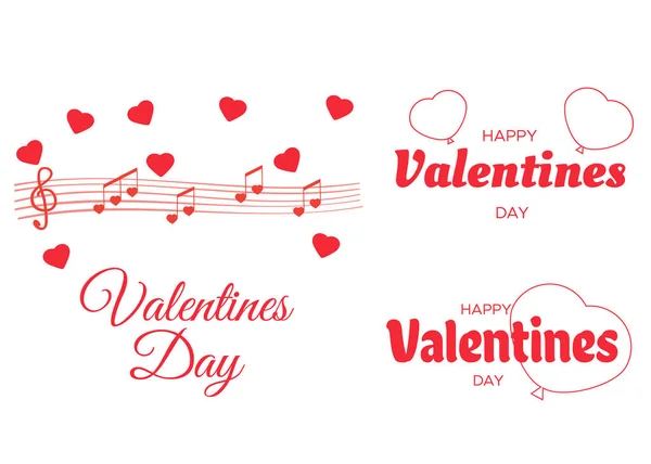 Valentine Den Vektorové Pozadí Červené Srdce Pozadí Valentine Srdce Láskou — Stockový vektor