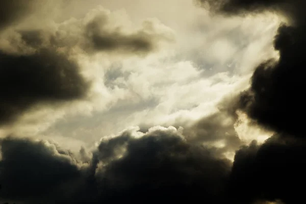Krásné Dramatické Tmavé Rozmazané Nebe — Stock fotografie