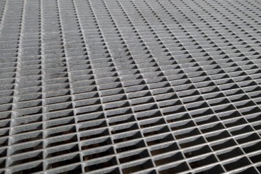Bulanık efektli metal şablon. Tasarım için soyut mimari arkaplan ve doku.