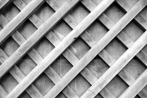 Holzgitterrahmen Dekorationselement Schwarz Und Weiß Abstrakter Architektonischer Hintergrund Und Textur — Stockfoto