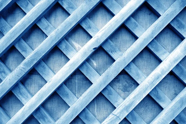 Στοιχείο Διακόσμησης Ξύλινου Καννάβου Μπλε Χρώμα Αφηρημένο Αρχιτεκτονικό Υπόβαθρο Και — Φωτογραφία Αρχείου