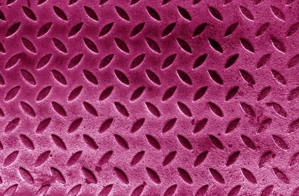 Grungy Σκουριά Μεταλλικό Dimmond Πάτωμα Θαμπάδα Επίδραση Ροζ Τόνο Αφηρημένο — Φωτογραφία Αρχείου