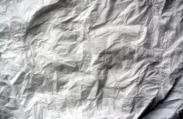 Crumpled White Paper Background Abstract Architectural Background Texture Design — Stok fotoğraf