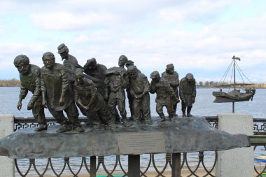 Volga 'da Burlaki Heykeli, Samara