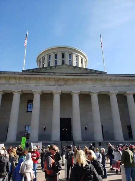 Rally Medical Freedom Ohio Capital Estado Columbus Ohio — Fotografia de Stock