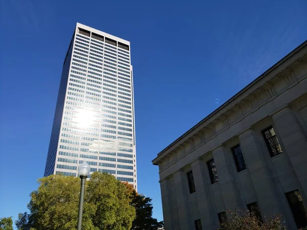 Höga Byggnader Centrala Columbus Ohio — Stockfoto