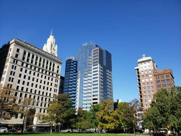 Edifícios Altos Downtown Columbus Ohio — Fotografia de Stock