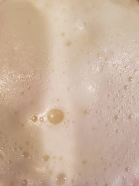 Top Latte Showing Milk Foam — Stock Photo, Image