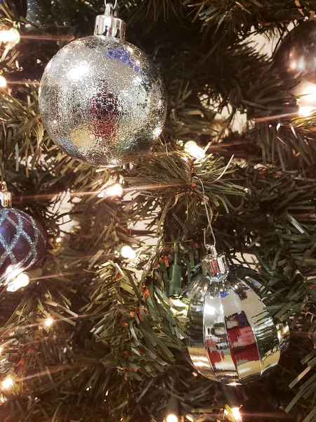 Adornos Navidad Árbol — Foto de Stock