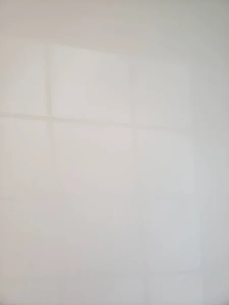 Faint Shadows Window White Wall — Foto Stock
