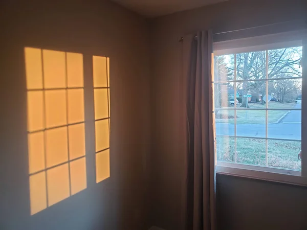 Shadow Window Indoor Wall — Stockfoto