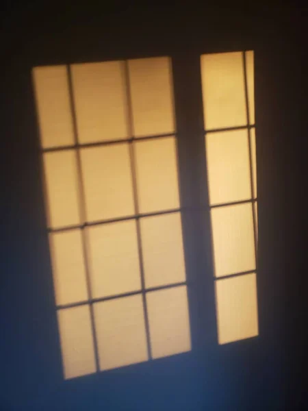 Shadow Window Indoor Wall — 图库照片