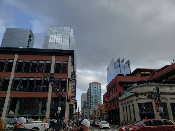 Edifícios Downtown Nashville Tennessee — Fotografia de Stock