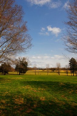 Andrew Jackson 'ın Tennessee, Nashville dışındaki Hermitage' ına bakıyor.