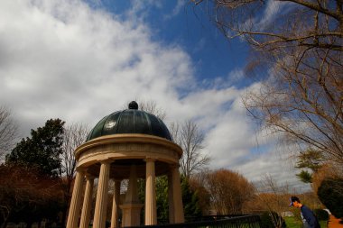 Andrew Jackson 'ın Tennessee, Nashville dışındaki Hermitage' ına bakıyor.