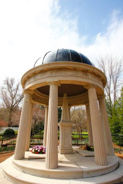 Andrew Jackson 'ın Tennessee, Nashville dışındaki Hermitage' ına bakıyor.