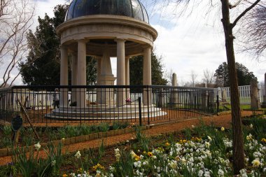 Andrew Jackson 'ın Tennessee, Nashville dışındaki Hermitage' ına bakıyor.