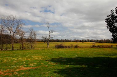 Andrew Jackson 'ın Tennessee, Nashville dışındaki Hermitage' ına bakıyor.