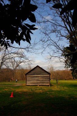 Andrew Jackson 'ın Tennessee, Nashville dışındaki Hermitage' ına bakıyor.