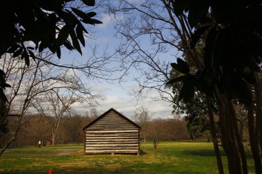Andrew Jackson 'ın Tennessee, Nashville dışındaki Hermitage' ına bakıyor.