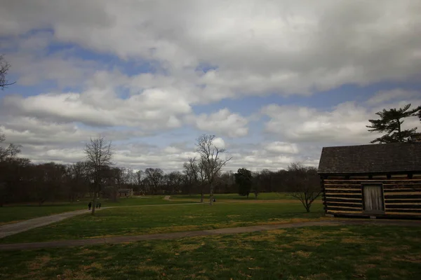 Andrew Jackson 'ın Tennessee, Nashville dışındaki Hermitage' ına bakıyor.