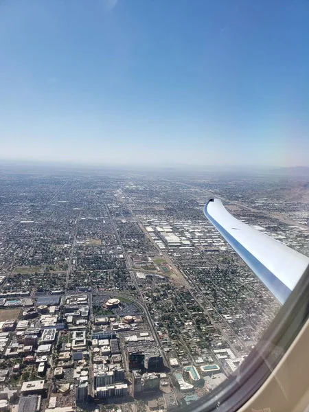 Phoenix Arizona Vanaf Een Vliegtuig — Stockfoto