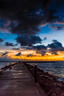 Jetty Park 'ta gün doğumu, Fort Pierce, Florida
