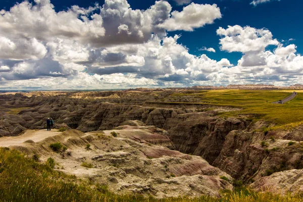 Big Badlands Overlook Badlands National Park South Dakota — Stock Photo, Image