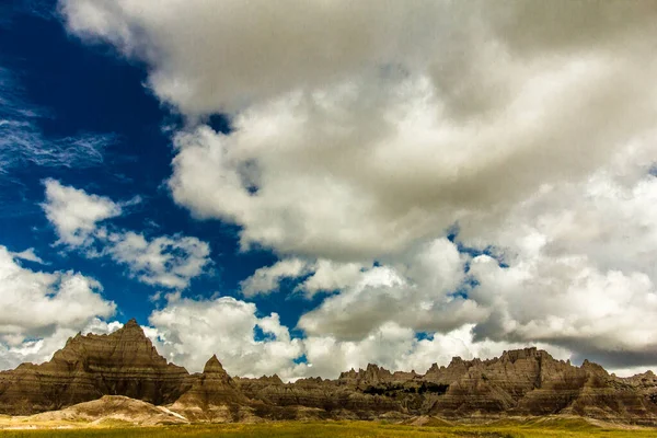 Parque Nacional Badlands Durante Soleado Día Verano Dakota Del Sur —  Fotos de Stock