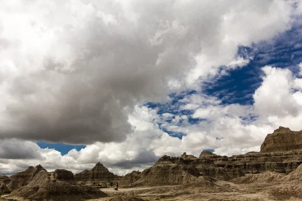 南达科他州巴德兰国家公园化石展览区 — 图库照片