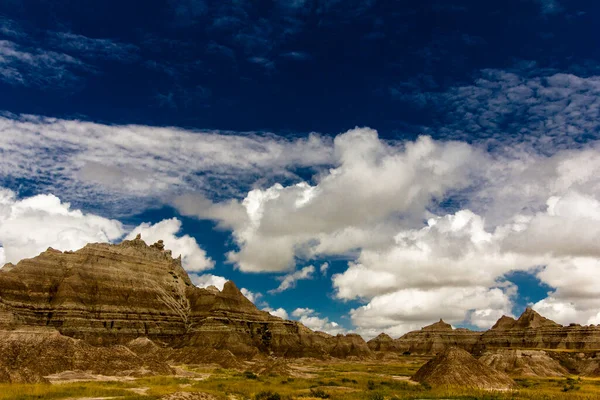 Zona Exhibición Fósiles Parque Nacional Badlands Dakota Del Sur —  Fotos de Stock