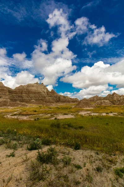 Area Espositiva Fossile Parco Nazionale Delle Badlands Dakota Del Sud — Foto Stock