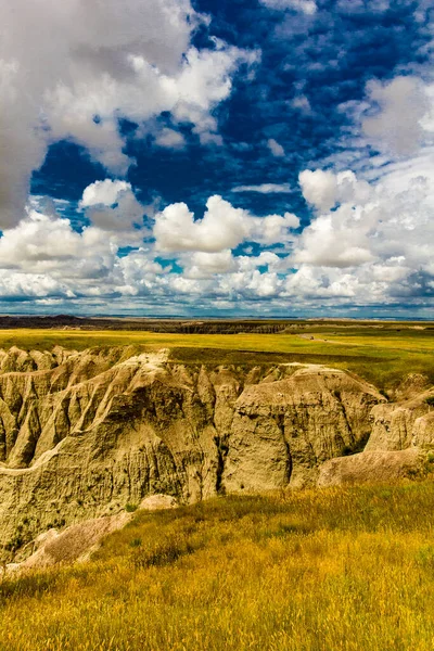 Panorama Point Overlook Badlands National Park South Dakota — стокове фото