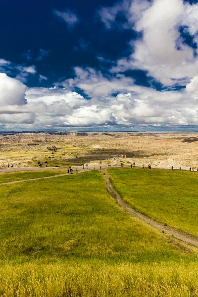 Widok Szczyty Park Narodowy Badlands Dakota Południowa — Zdjęcie stockowe