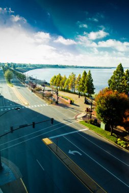 Ohio Nehri Evansville, Indiana Sonbaharda