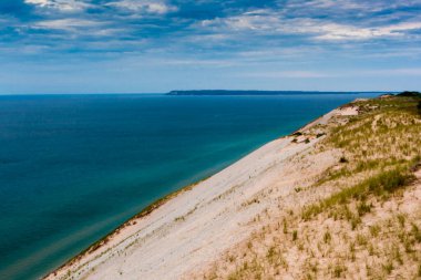 Uyuyan Ayı Kumulları Ulusal Lakeshore Yazın, Michigan