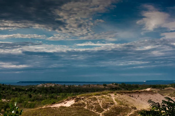 Uyuyan Ayı Kumulları Ulusal Lakeshore Yazın Michigan — Stok fotoğraf