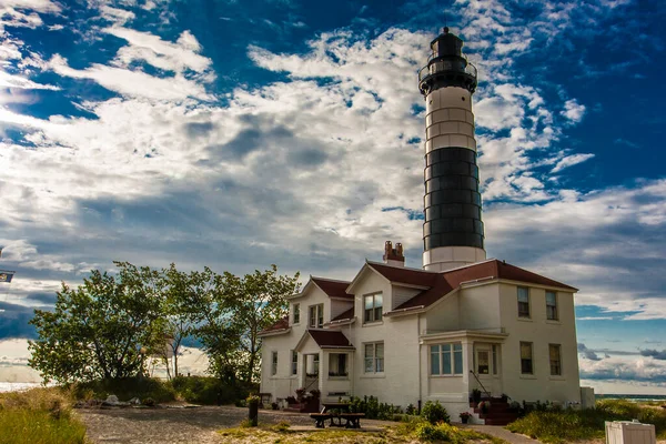 Big Sable Lighthouse Ludington State Park Michigan — Fotografia de Stock