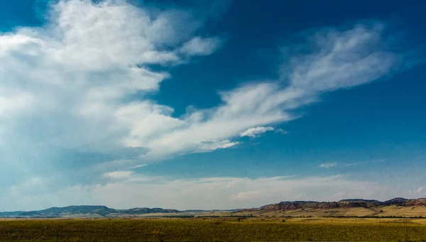 Północno Wschodnie Wyoming Widziane Międzystanowej Letni Dzień — Zdjęcie stockowe