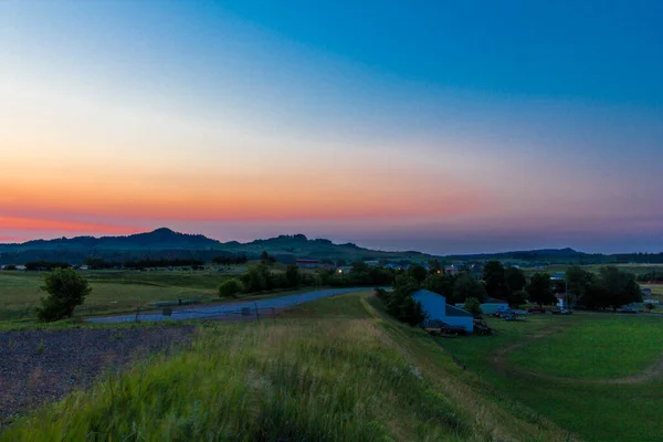 Summer Sunrise Whitewood South Dakota — Zdjęcie stockowe