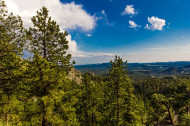 View from the Needles Highway in summer, South Dakota